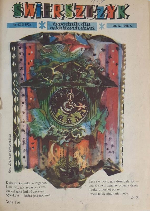 Czasopismo Świerszczyk 59 numerów z lat 60. i 70.