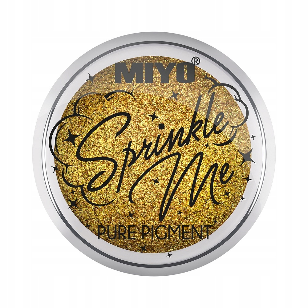 MIYO Sprinkle Me! sypki pigment do powiek 08 Midas Touch 2g P1