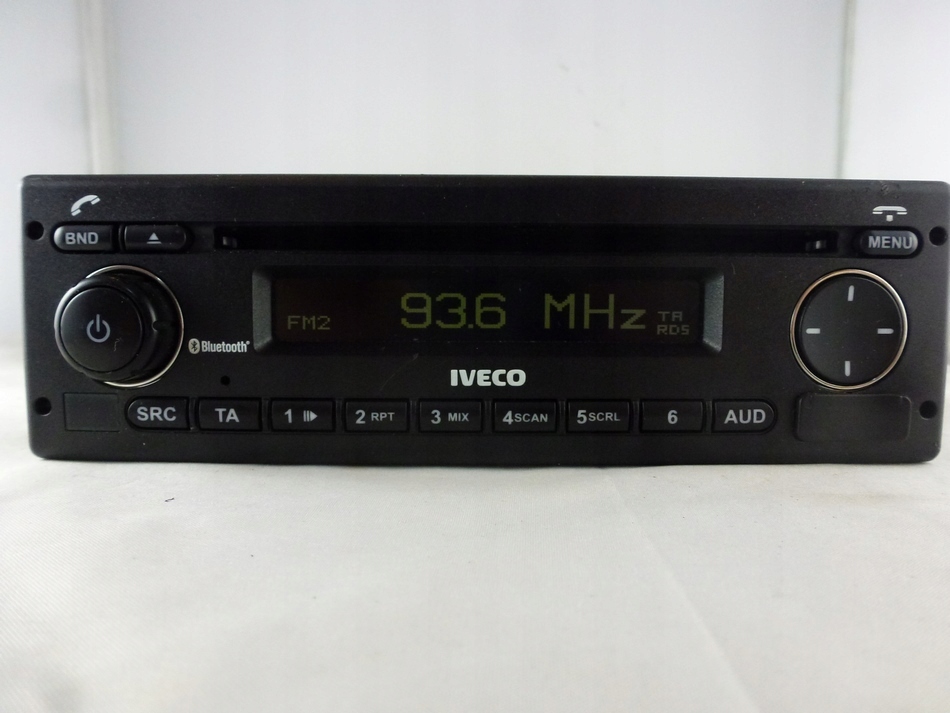 Radio cd mp3 bluetooth usb 24v iveco scania man 10611249342