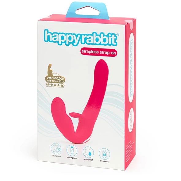 Wibrator strap-on - Happy Rabbit Strapless Strap-O