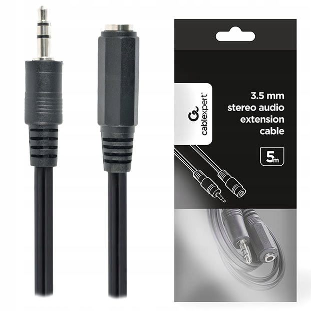 Przedłużacz AUDIO Gembird Mini Jack M/F 5 m