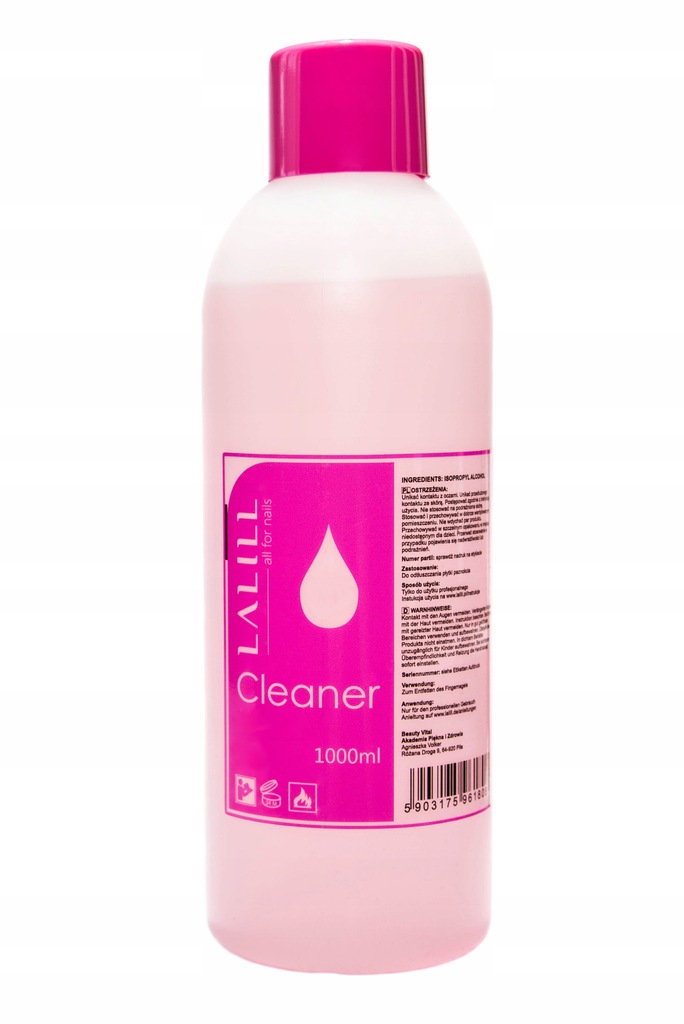 CLEANER 1000ml ODTŁUSZCZACZ ŻELE HYBRYDY PĘDZLE