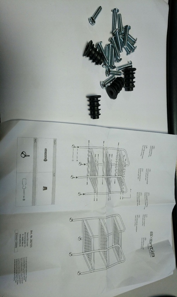 REGAŁ METALOWY AXENTIA NA KÓŁKACH 3 POZIOMY - 7814229469 - oficjalne  archiwum Allegro