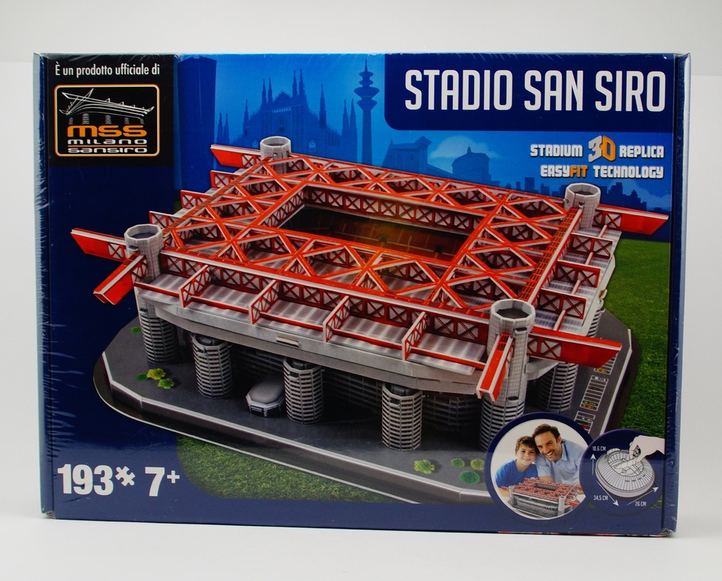 PUZZLE 3D MODEL STADION SAN SIRO AC MILAN MEDIOLAN