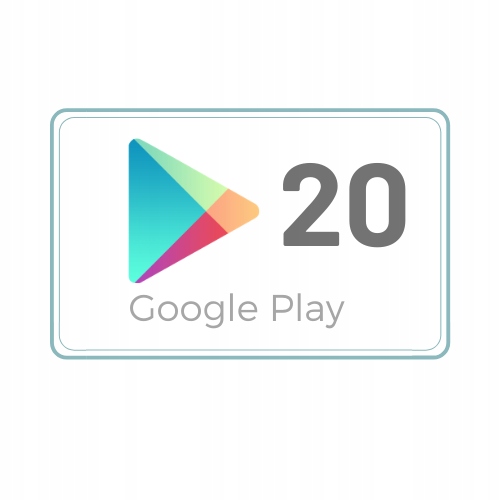 Google Play 20 zł Kod podarunkowy Karta