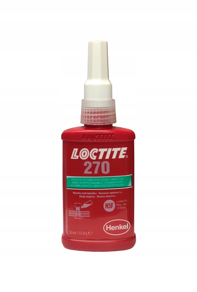 LOCTITE 270 Klej do Zabezpieczeń Gwintowych 50ml