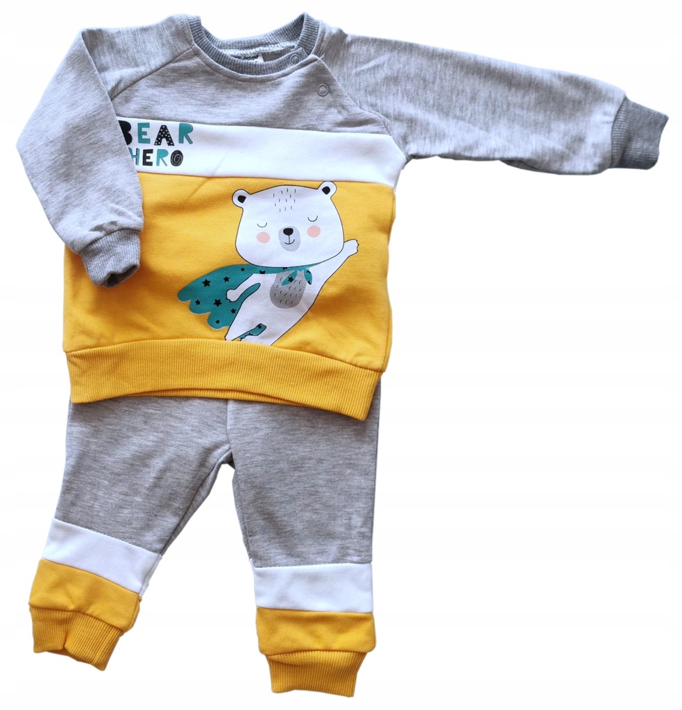 Komplet niemowlęcy - BEAR HERO 12-18m