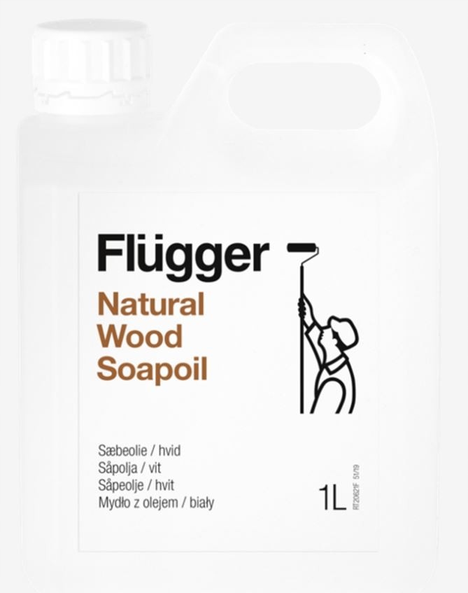 Flugger Natural Wood Mydło z Olejem 1L Biały