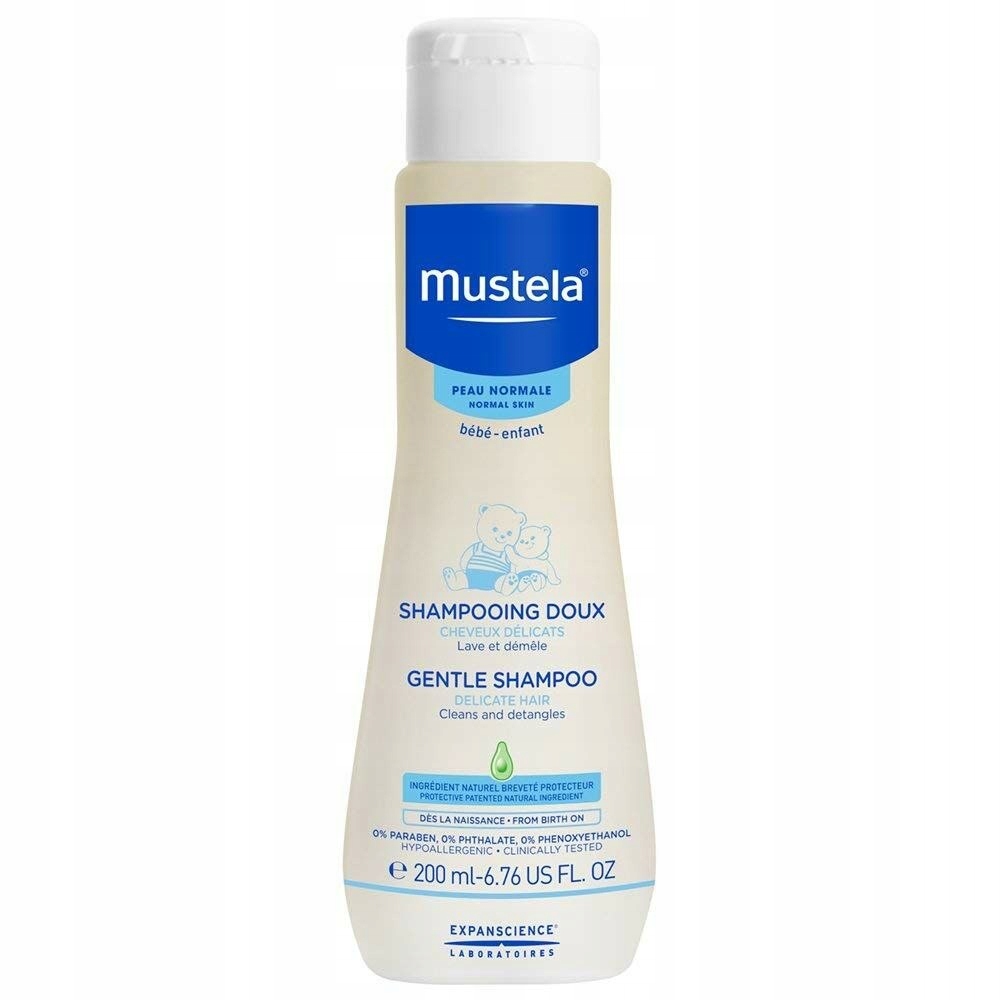 Mustela Gentle Shampoo delikatny szampon do włosów dla dzieci 200ml