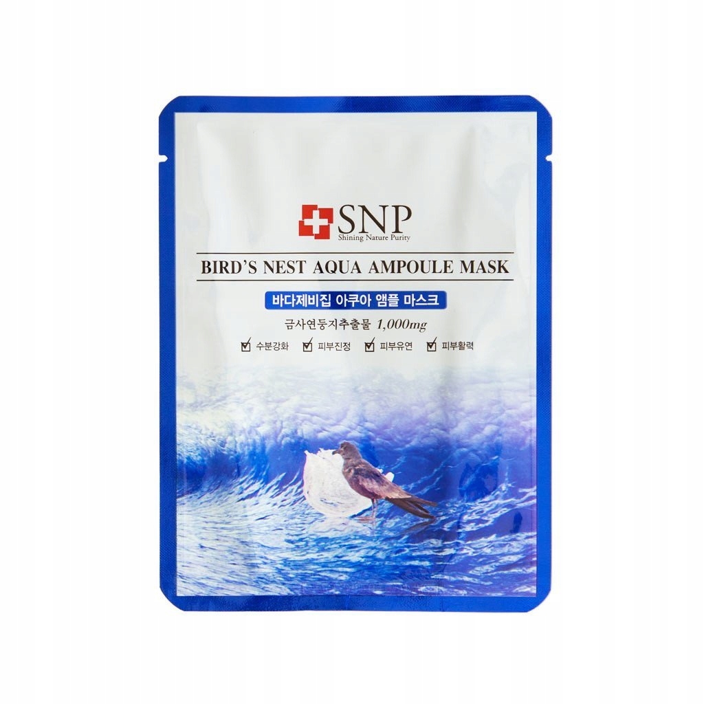 SNP Bird’s Nest Aqua Ampoule Sheet Mask