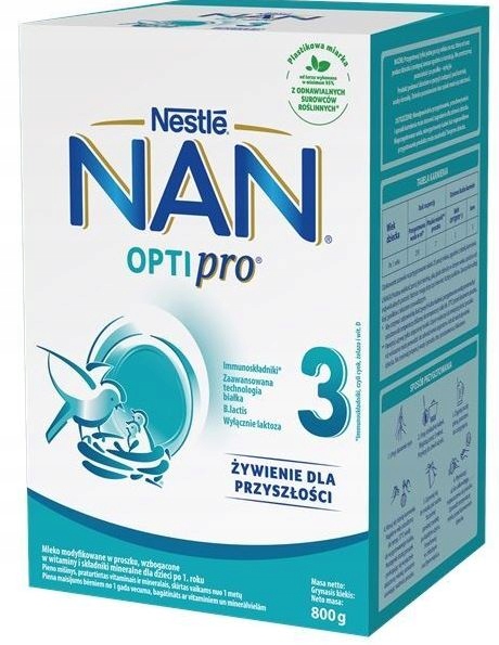 Nestle Nan Optipro 3 mleko modyfikowane 800g