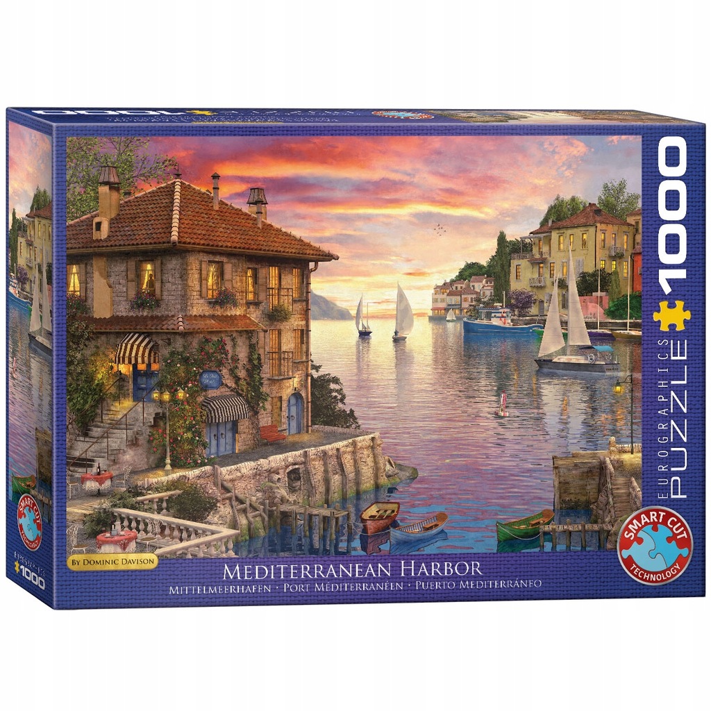 Puzzle 1000 Mediterranean Harbor 6000-0962