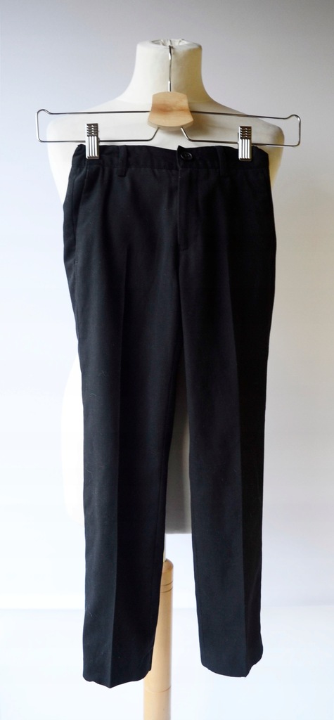 Spodnie Cubus 128 cm 8 Czarne Eleganckie Garnitur