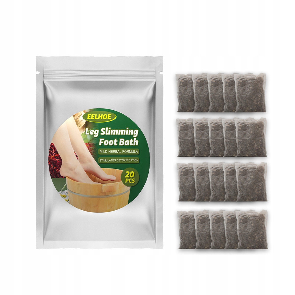 Detox Kąpiel Stóp Torba Ginger Moczenie Torba