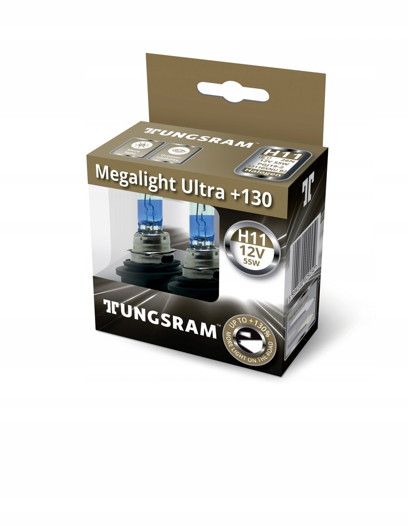 żarówki TUNGSRAM H11 Megalight Ultra +130% - 12390412652 - oficjalne ...