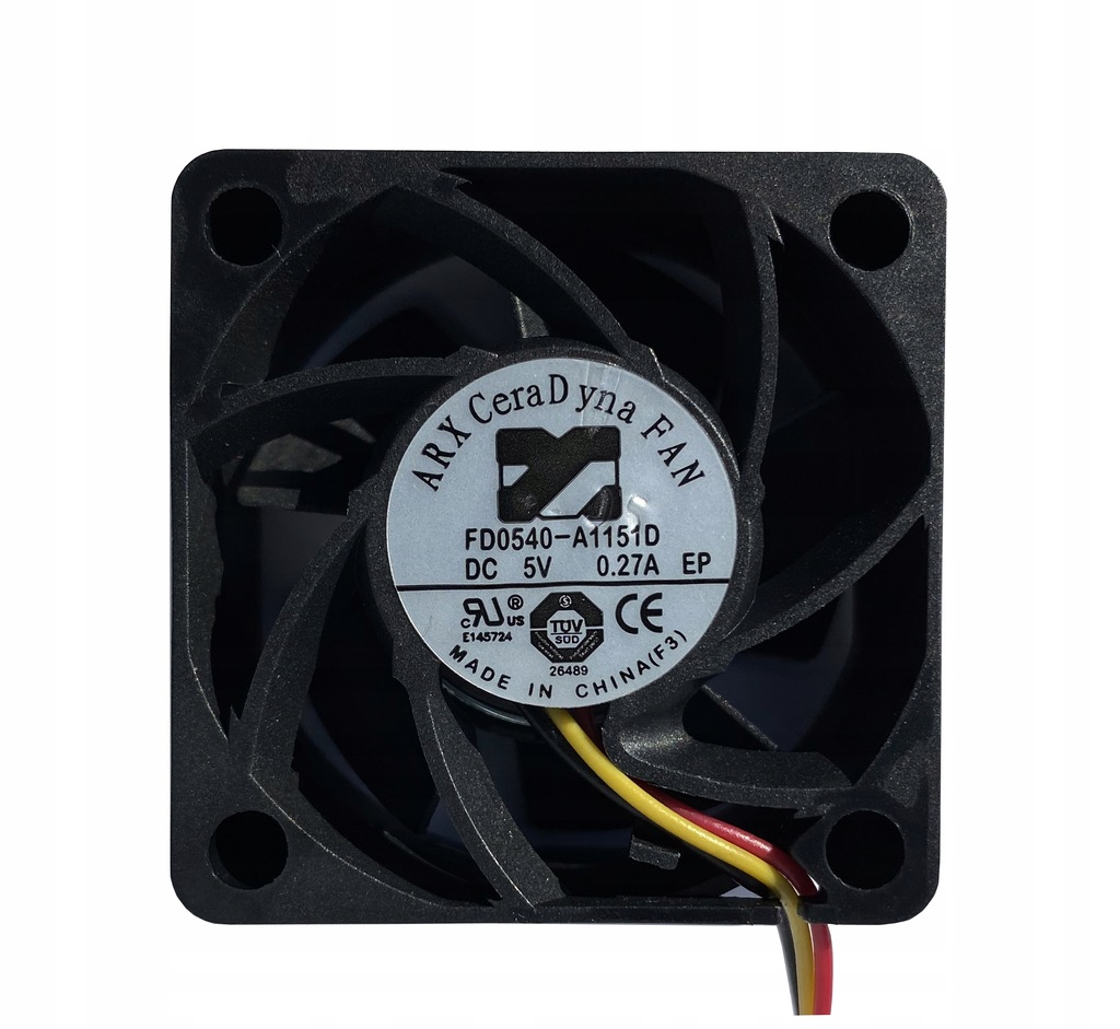 Wentylator ARX FD0540-A1151D 40x40x20 5V 0.27A 3Wi