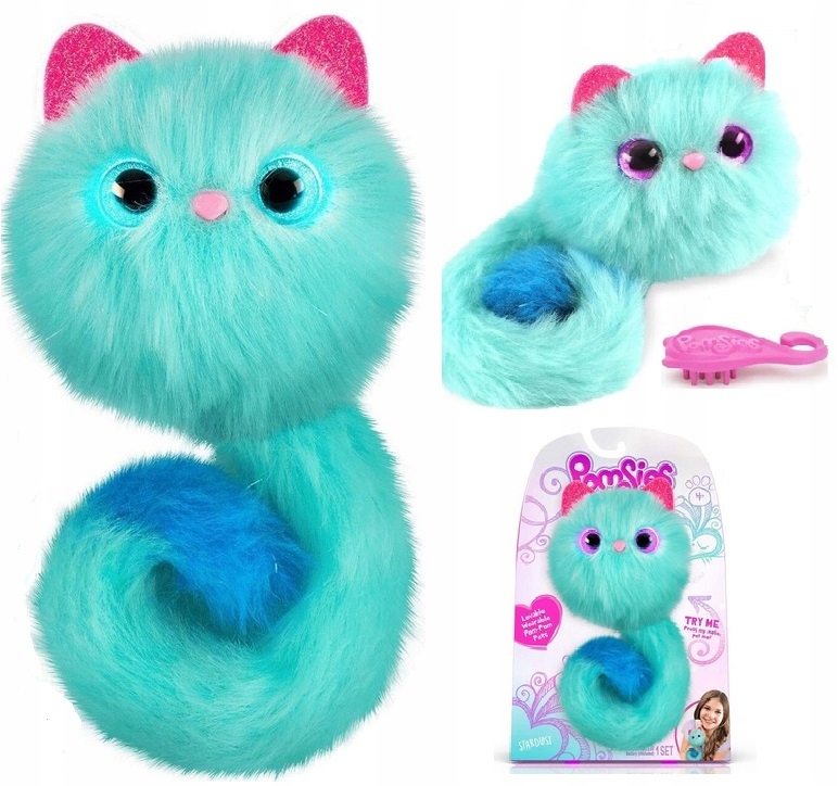 POMSIES INTERAKTYWNA MASKOTKA Pet Stardust Kot 9808140398 oficjalne archiwum Allegro