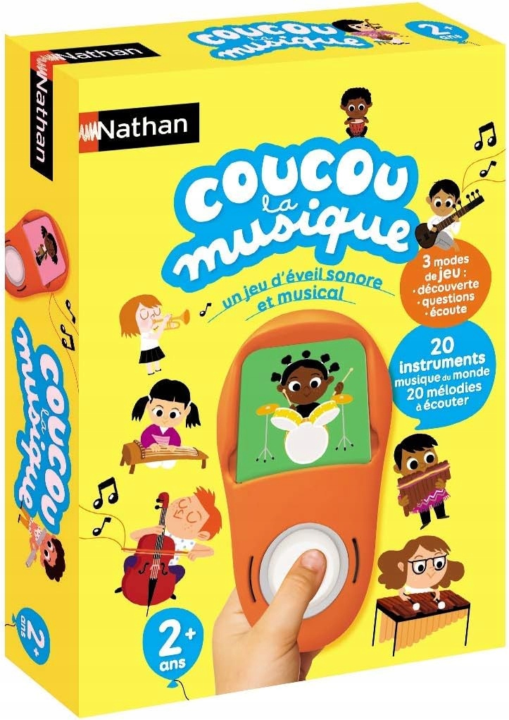 Gra świadomości dźwiękowej i muzycznej Nathan Coucou La Musique j.francuski