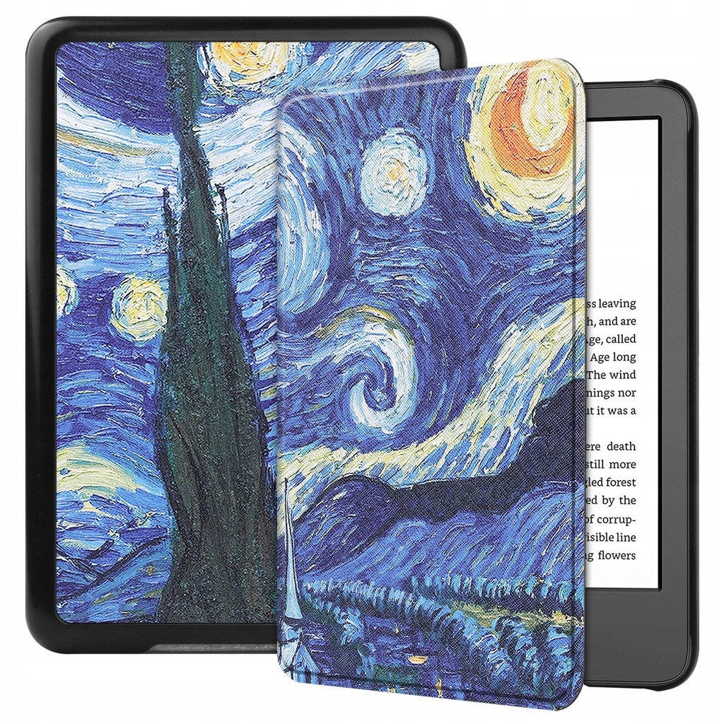 SKŁADANE ETUI DO KINDLE 11 2022, OBUDOWA SMARTCASE POKROWIEC GRAFIKA SLIM