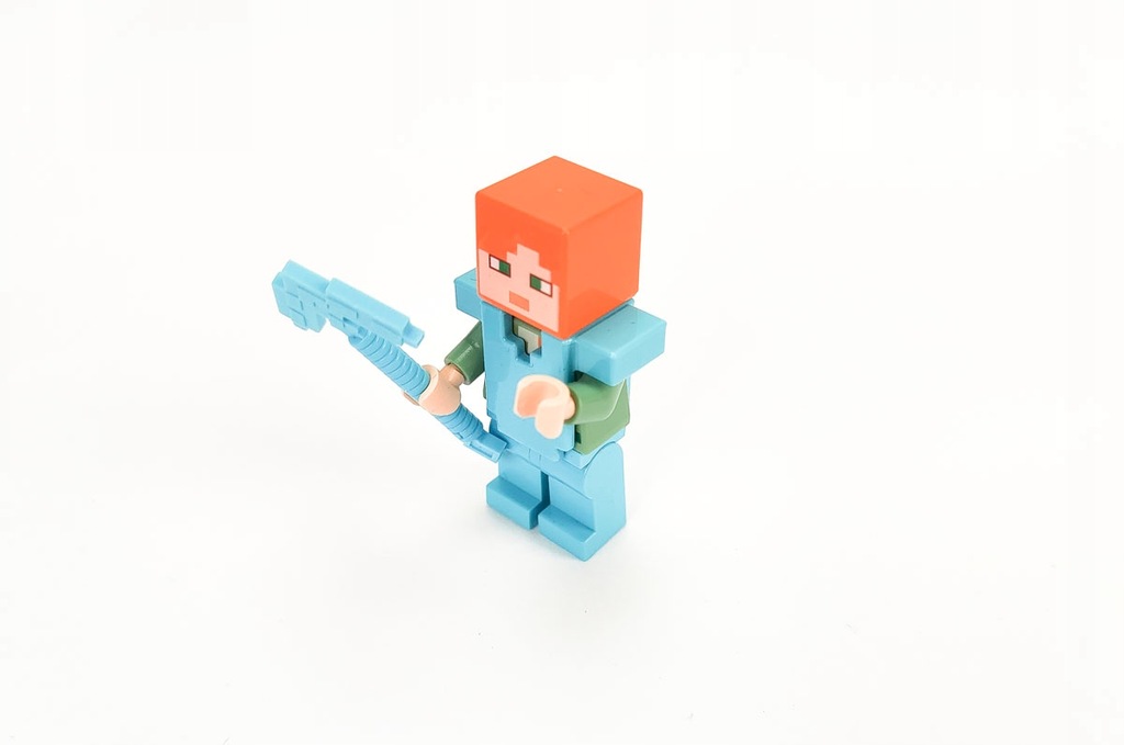 Lego Figurka Minecraft MIN070 Alex Diamentowa Zbroja 21154
