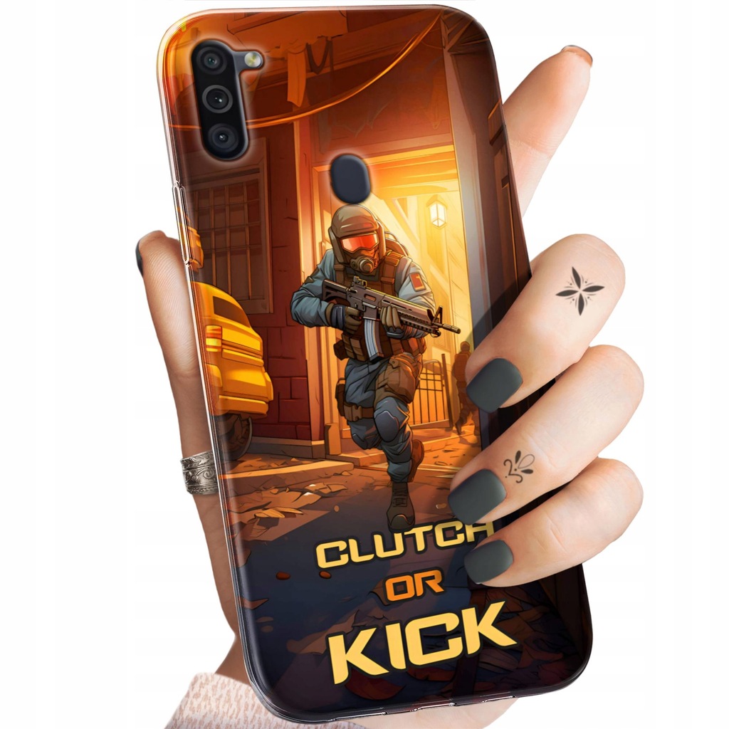 ETUI DO SAMSUNG GALAXY M11 WZORY CS GO COUNTER-STRIKE OBUDOWA POKROWIEC