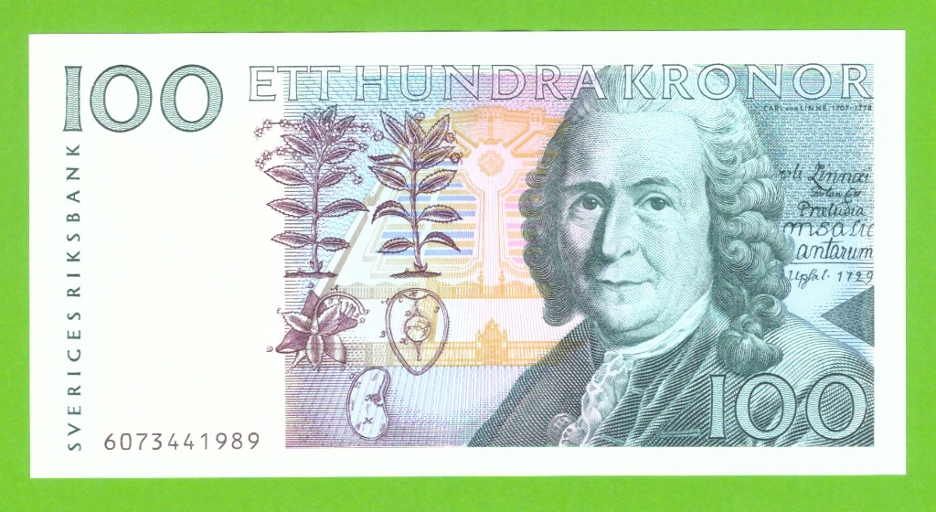 SZWECJA 100 KRONOR 1986 P-57a UNC