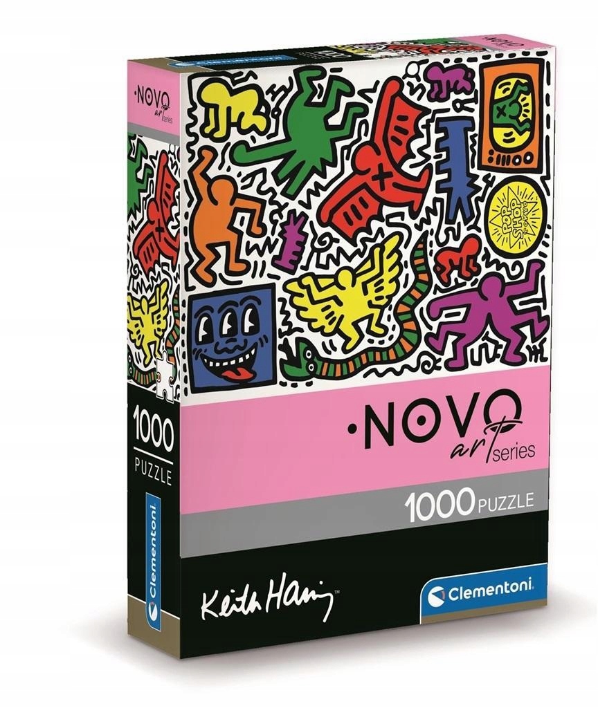 PUZZLE 1000 COMPACT ART KEITH HARING, CLEMENTONI