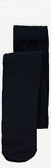 GEORGE rajstopy bawełniane black czarne 110-116