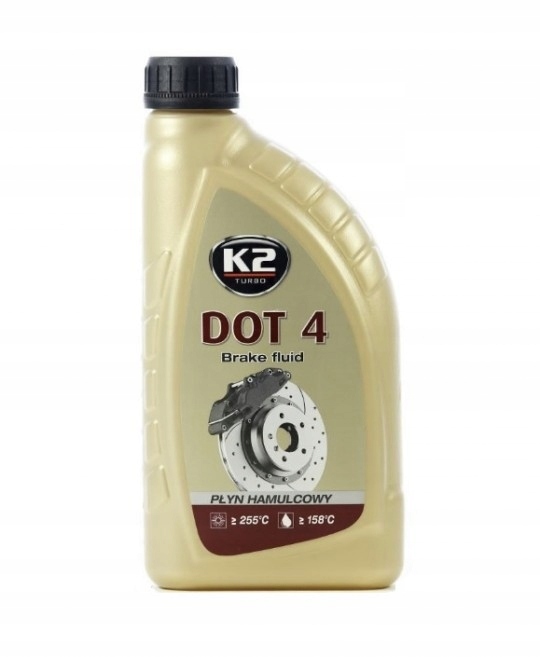 K2 DOT-4 DOT 4 PŁYN HAMULCOWY 1000ML 1L