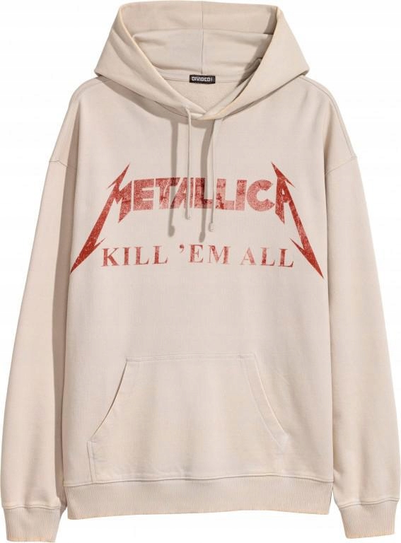 K5H004 H&M__MJ9 BLUZA KANGURKA METALLICA__XS