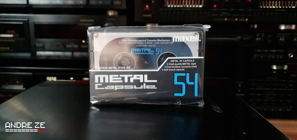 Maxell Metal Capsule 54 z Japonii, rok 1990-91.