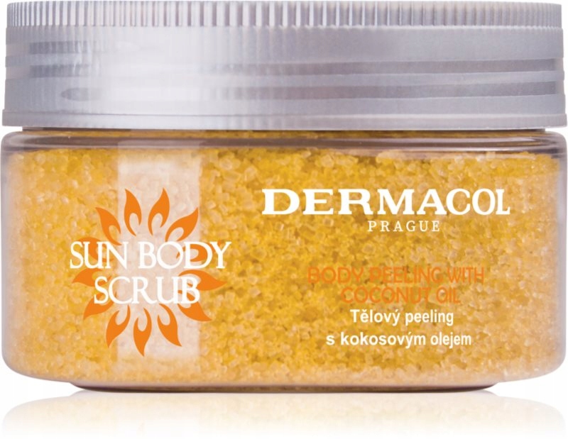 Dermacol Sun peeling cukrowy do ciała z błyszczącymi cząsteczkami