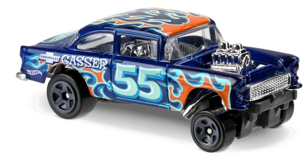 HOT WHEELS AUTKO RESORAK 55 CHEVY BEL AIR GASSER