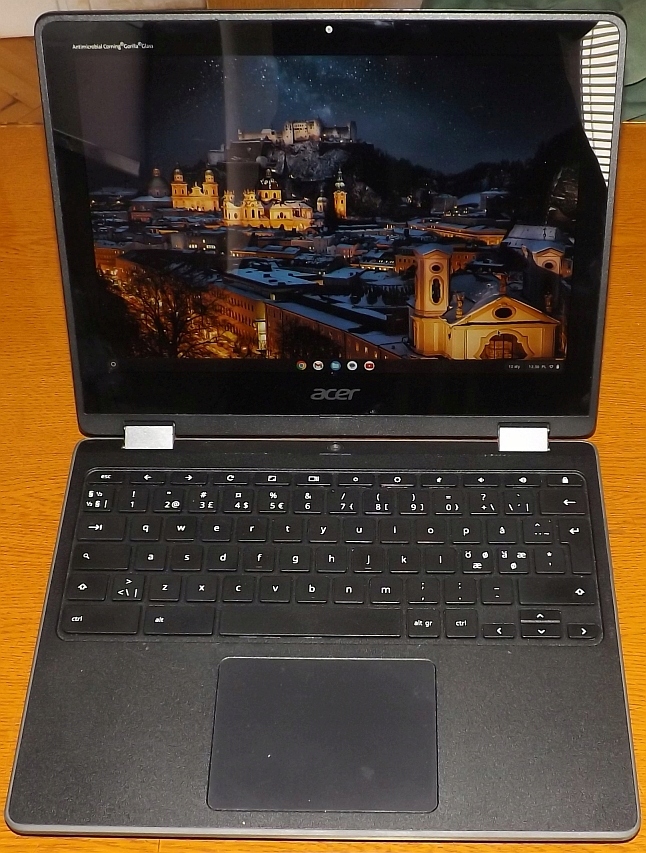 2w1 Acer Chromebook Spin 512 _ 12'' HD+ IPS 360° Intel Quad N4120 4/32GB