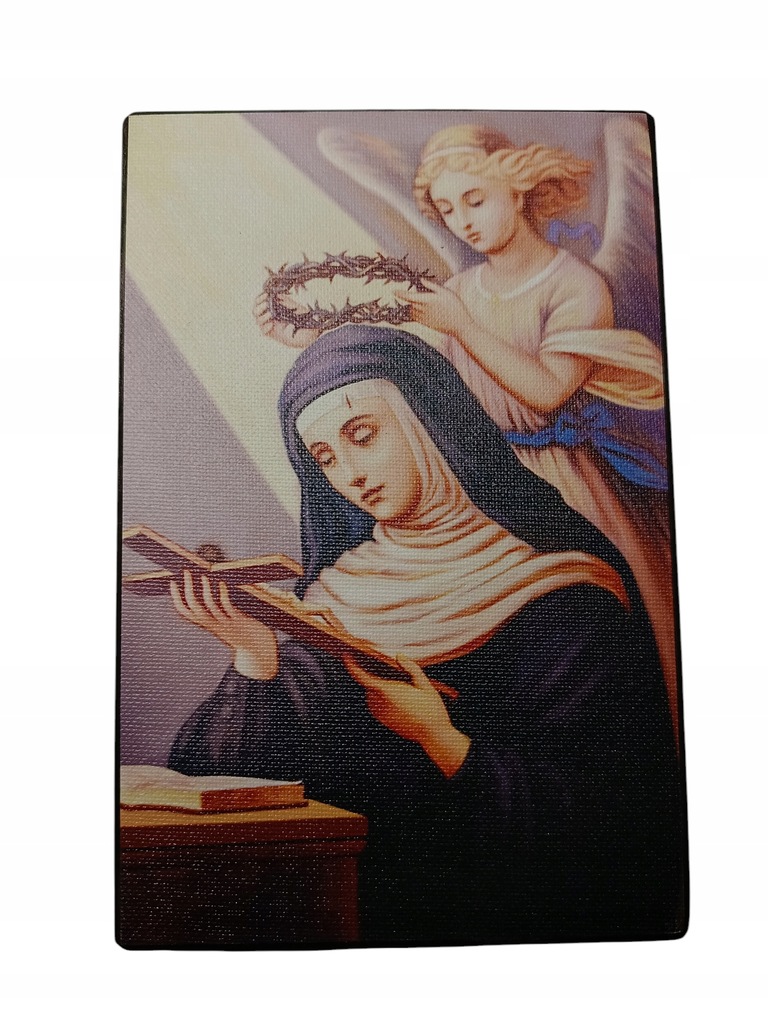 św Rita obraz ikona na drewnie olchowym na płótnie