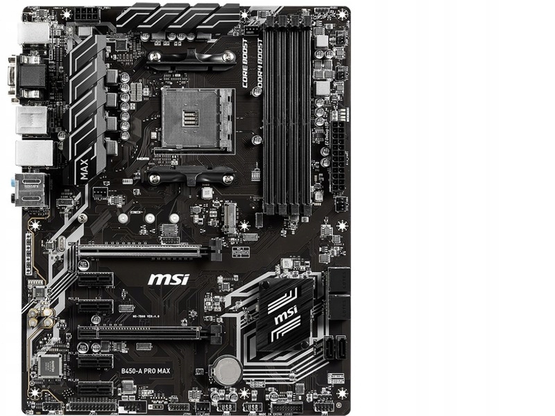 Купить Материнская плата MSI B450-A Pro Max: отзывы, фото, характеристики в интерне-магазине Aredi.ru