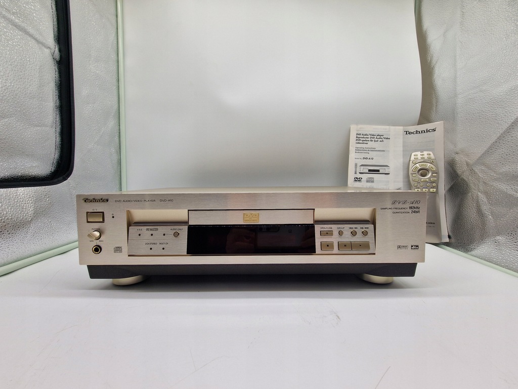 TECHNICS DVD-A10 ODTWARZACZ DVD CD TOP + PILOT - 13152593901