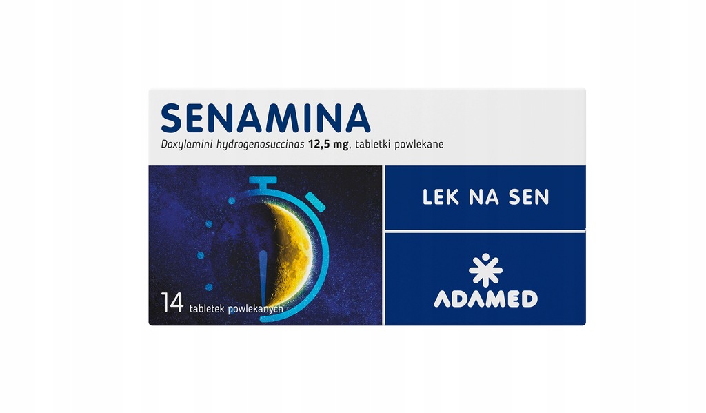 Senamina, 12,5 mg tabletki powlekane, 14 sztuk