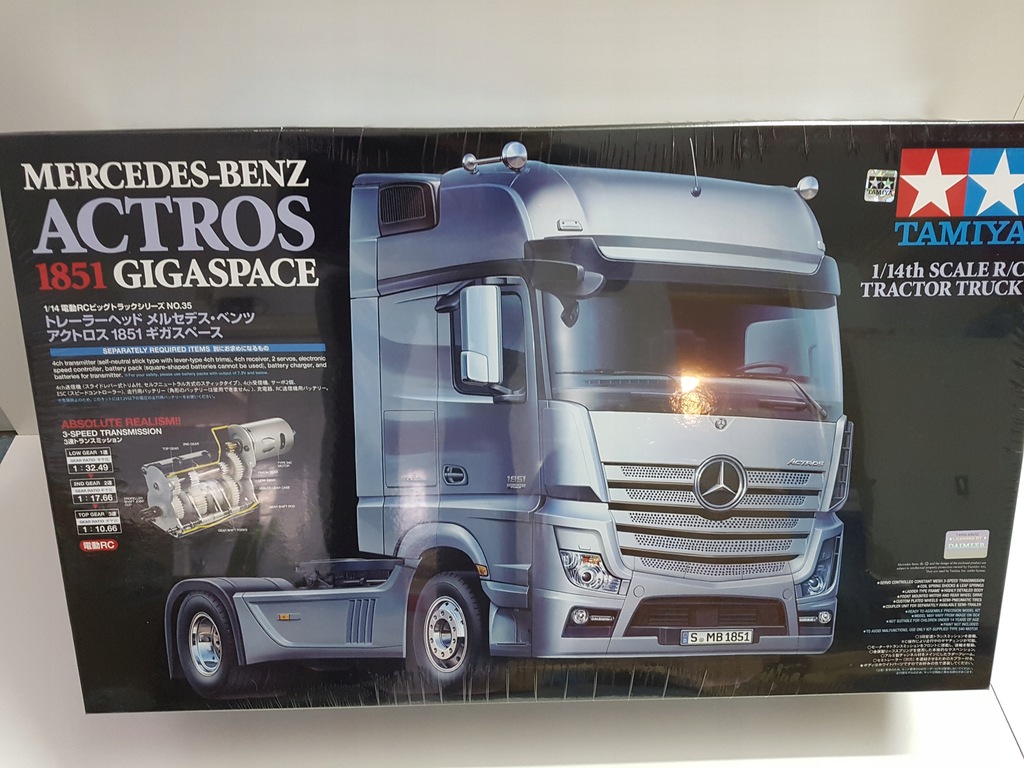 Купить Модель грузовика Mercedes Benz Actros 1:14 Tamiya: отзывы, фото, характеристики в интерне-магазине Aredi.ru