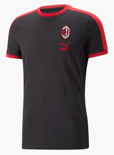 Koszulka ACM męska czarna Puma AC Milan Tee Jsy M