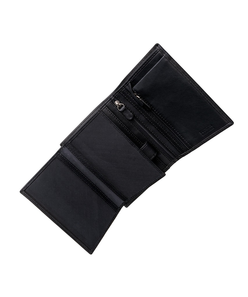 Купить Кошелек Puccini средний черный кожаный G007 1: отзывы, фото, характеристики в интерне-магазине Aredi.ru