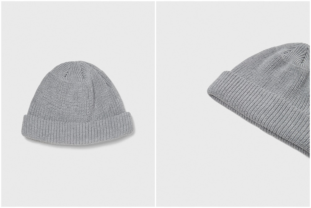 N1P048 ZARA __FZ6 CZAPKA ZIMOWA BEANIE WZÓR __M