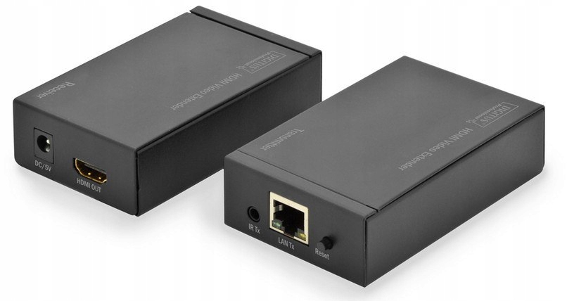 PRZEDŁUŻACZ HDMI (F) - ETHERNET HDMI- ETHERNET DS.