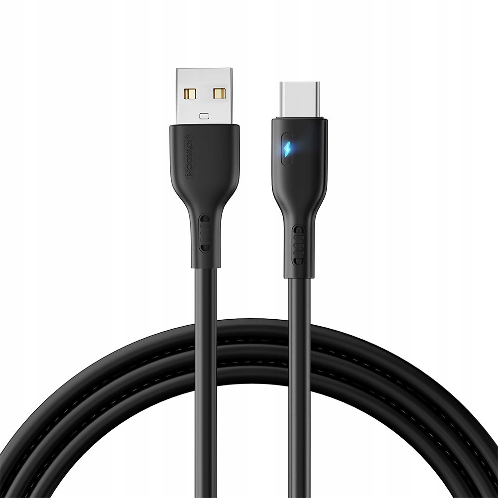 JOYROOM KABEL USB - USB C 3A 2m CZARNY PREMIUM