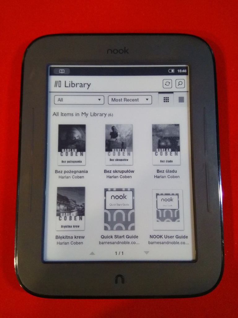 !EBOOK! EINK! NOOK SIMPLETOUCH !DOTYK! TANIO!