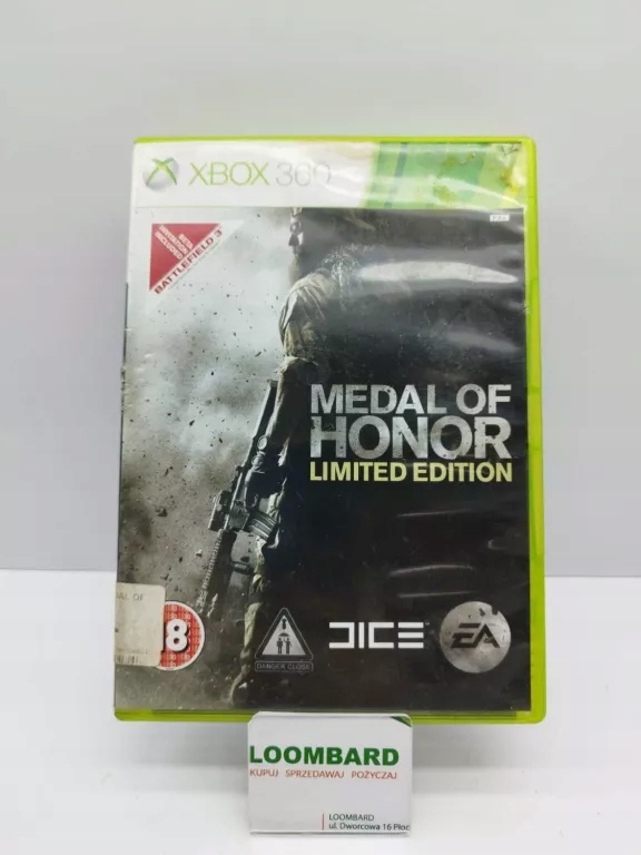 GRA NA XBOX 360 MEDAL OF HONOR LIMITED EDITION