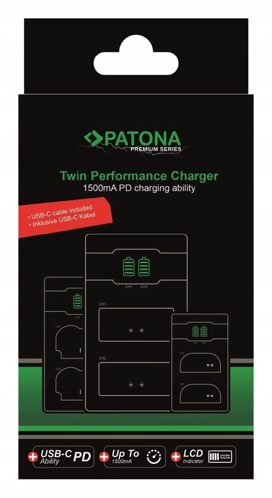 Ładowarka Patona Premium Twin Performance PD do Ni
