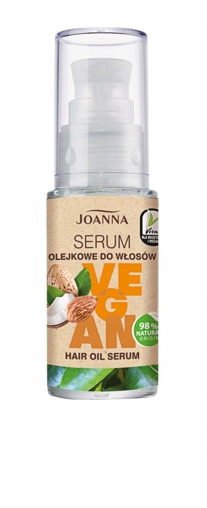 Joanna Vegan Pielęgnujące Serum olejkowe do włosów