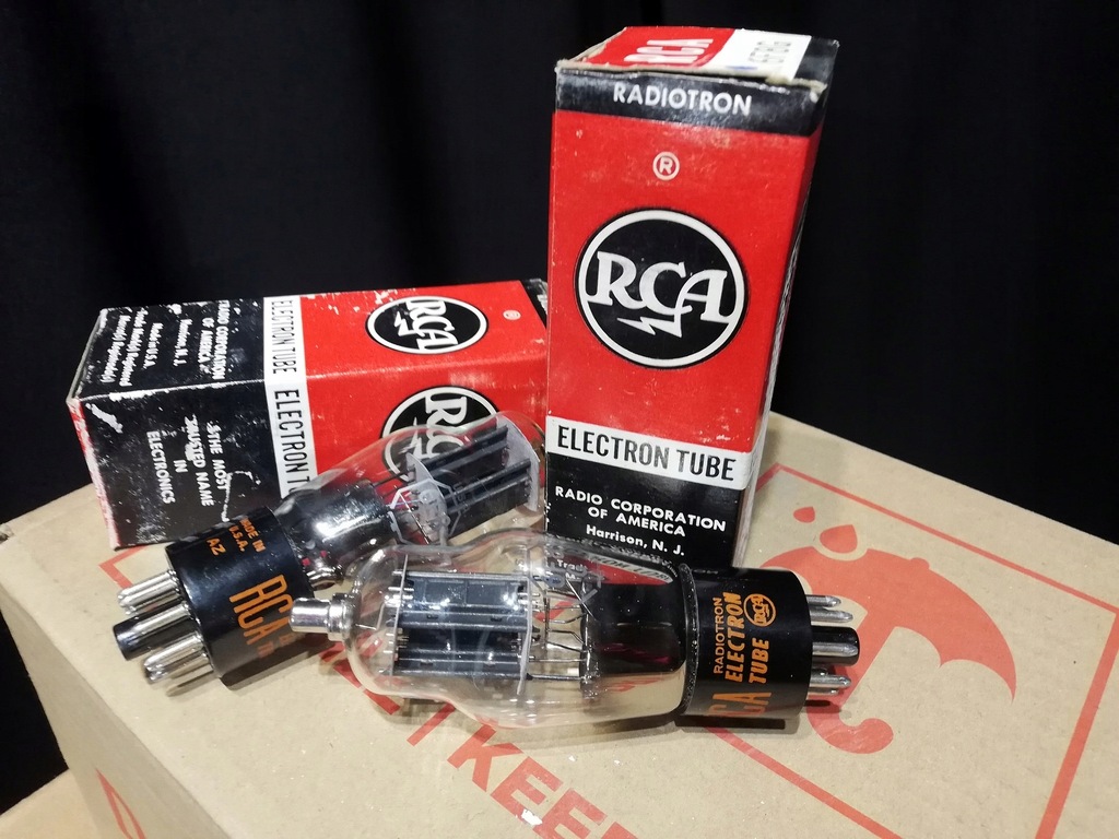 Para lamp RCA 6f8G jak 6SN7 NOS NIB