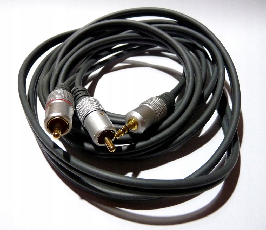 Kabel Przewód 2RCA-Jack PROLINK 3m